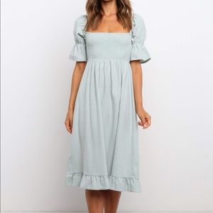 Petal & Pup Mint Midi Length (Washington) Dress